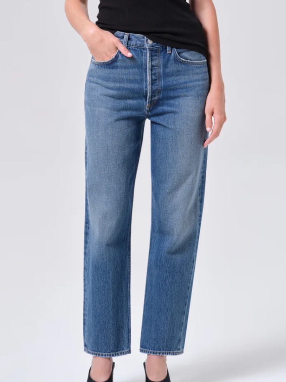 Agolde Women's 90s Straight-Leg Jeans in Bounty
